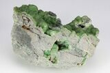 Sparkly, Botryoidal, Green Wavellite Formation - Arkansas #206208-4